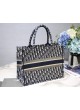 DIOR BOOK TOTE QBLIQUE BLUE SMALL